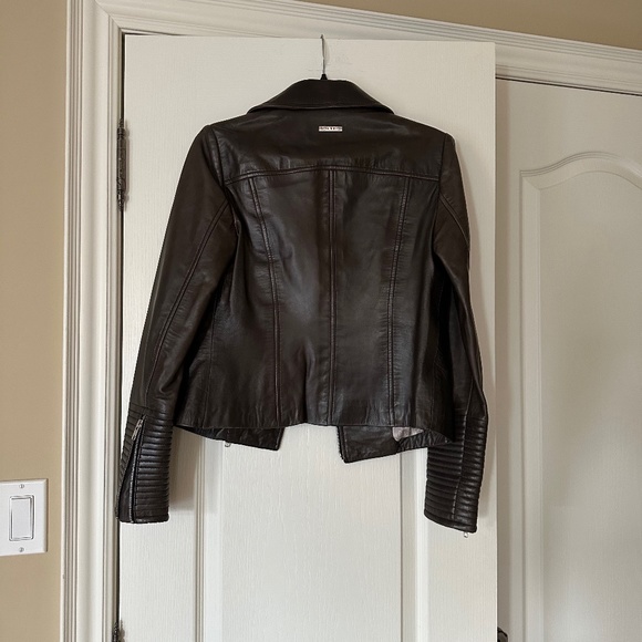 Soia & Kyo Lamb Leather Jacket, Size XS, Mushroom (Taupe/Grey) - Picture 7 of 15